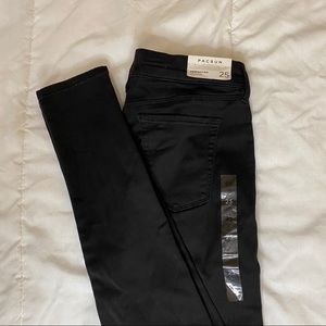 PACSUN - Black Ripped Perfect Fit Jegging